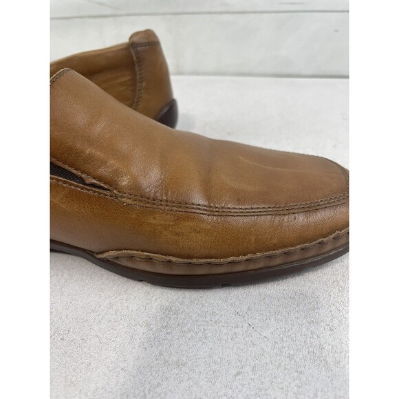 Mephisto Edlef Men\'s Brown Leather Cool-Air Slip-On Moccasin Loafers Size 9.5 main image 6